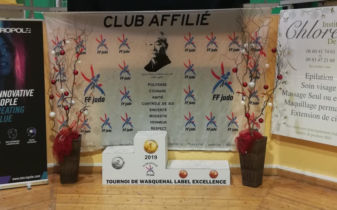 250 judokas pour le tournoi Excellence 2019 de la ville de Wasquehal