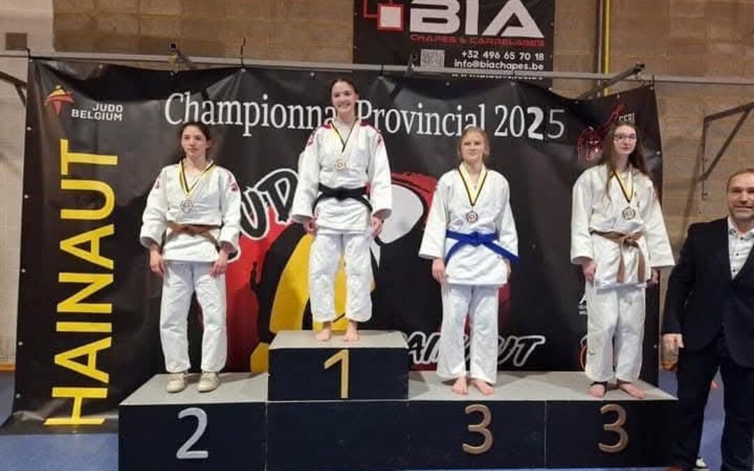 Championnat Provincial Belge : Carton plein pour nos judokas !